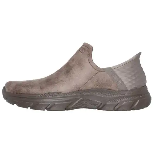 Skechers Slip Ins Low top Casual Shoes Men's Brown Gray
