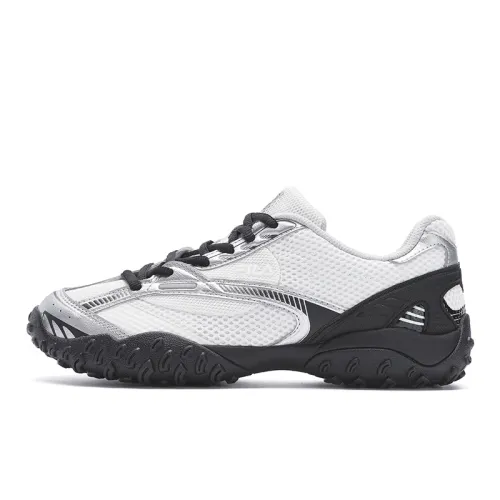 FILA ECHAPPE Jumping Shoes Low top Casual Shoes Women's White Silver