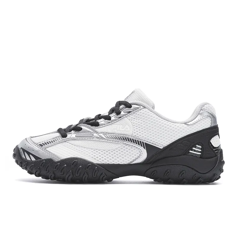 FILA ECHAPPE Jumping Shoes Low top Casual Shoes Women's White Silver