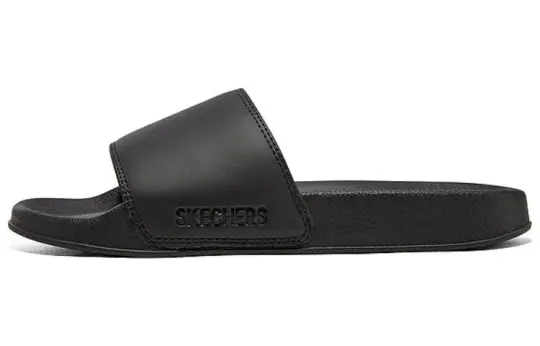 Skechers Cali Side Lines 2 EVA Casual Slippers Women's Black