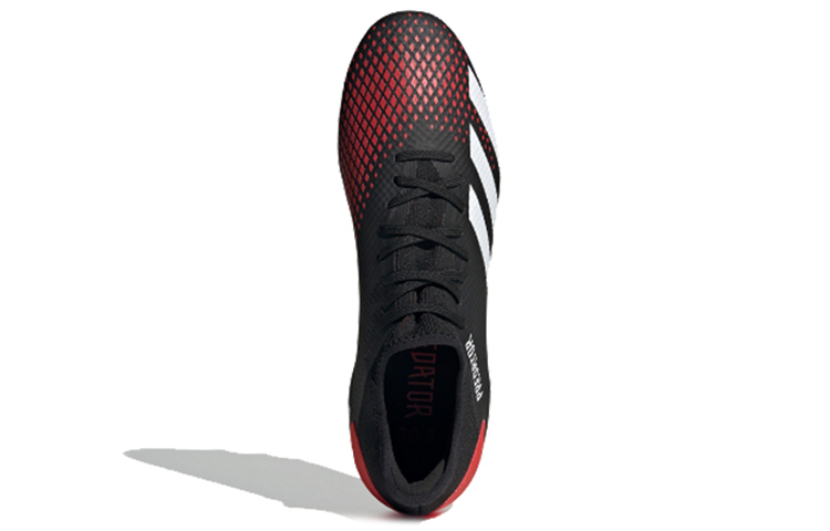 Мужские бутсы adidas Predator 20.3 MG (черно-красные) — Чёрный / красный — фото 5