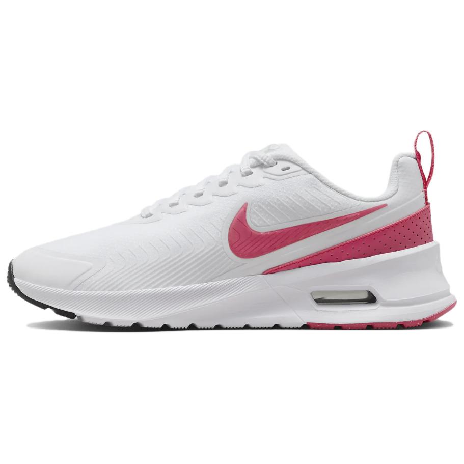 Женские кроссовки Nike Air Max Nuaxis (бело-розовые)