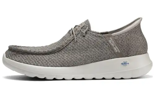 Skechers Slip Ins Fabric Abrasion Resistant Breathable Low top Casual Shoes Men's Taupe