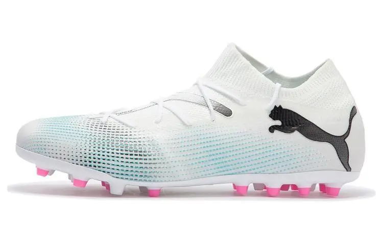 PUMA Future 7 Match Mg Cleats 'White Blue Pink'