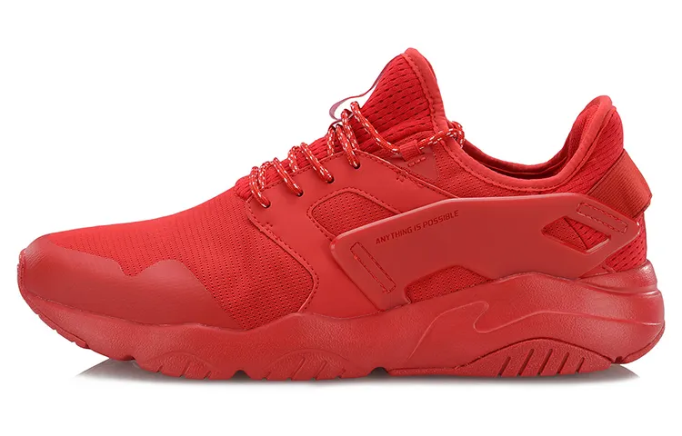 Li Ning Carnival Casual Shoes Unisex Low Top Vermilion