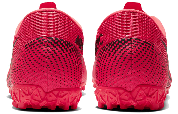 Футбольные шиповки Nike Mercurial Vapor 13 Academy TF (красный) — 激光深红色/黑色 — фото 5