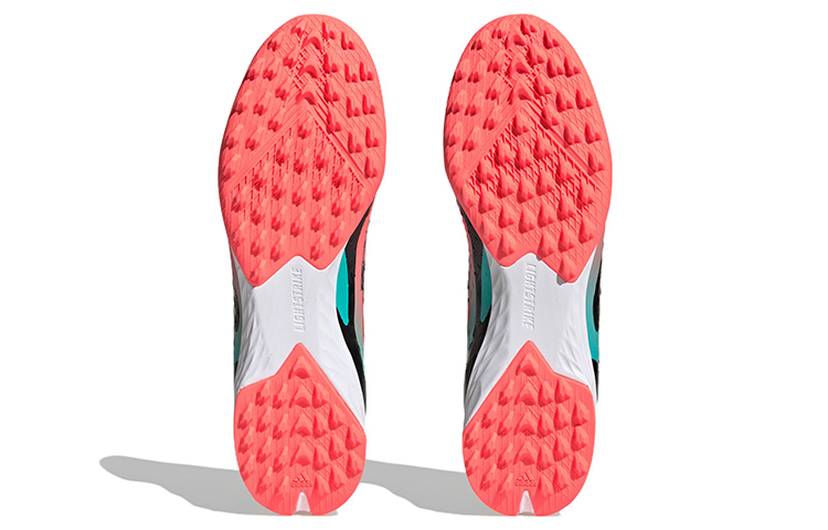 Мужские бутсы adidas Messi.1 TF (красно-черно-бело-синие) — Красный / чёрный / белый / синий — фото 6