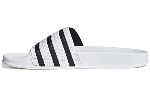 Adilette Adidas Originals Slide 'White Black'