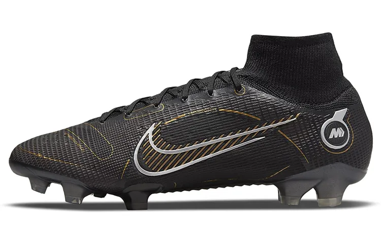 Nike Mercurial Superfly 8 FG Firm Ground Slip Resistant Abrasion Resistant Coverage Support Soccer Shoes Men's