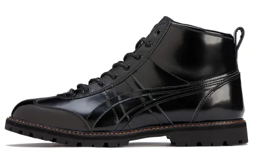 Onitsuka Tiger MEXICO RINKAN Ankle Length Combat Boots Unisex Black