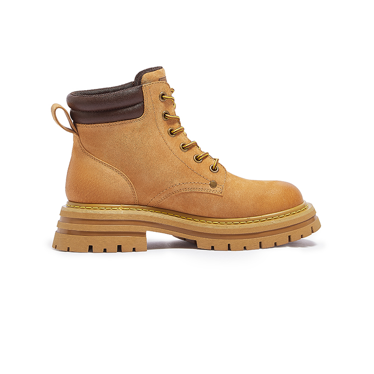 CAMEL Short Combat Boots Women's