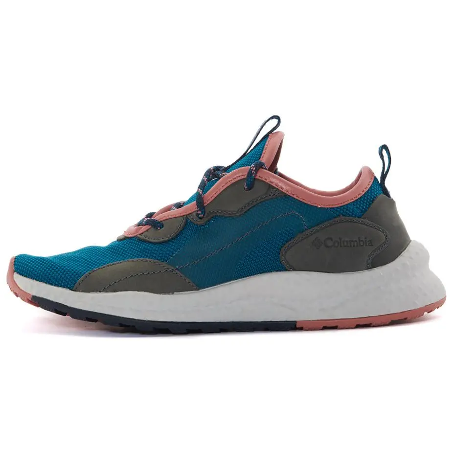 Columbia Abrasion Resistant Breathable Low top Casual Shoes Women's Blue Pink