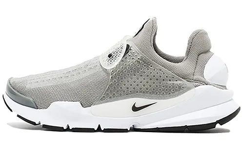 Nike Sock Dart Medium Grey Slip Resistant Abrasion Resistant Low top Casual Shoes Unisex Gray