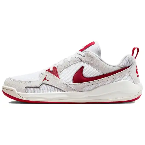 Jordan CMFT Era Low top Vintage Basketball Shoes Men's Beige Red