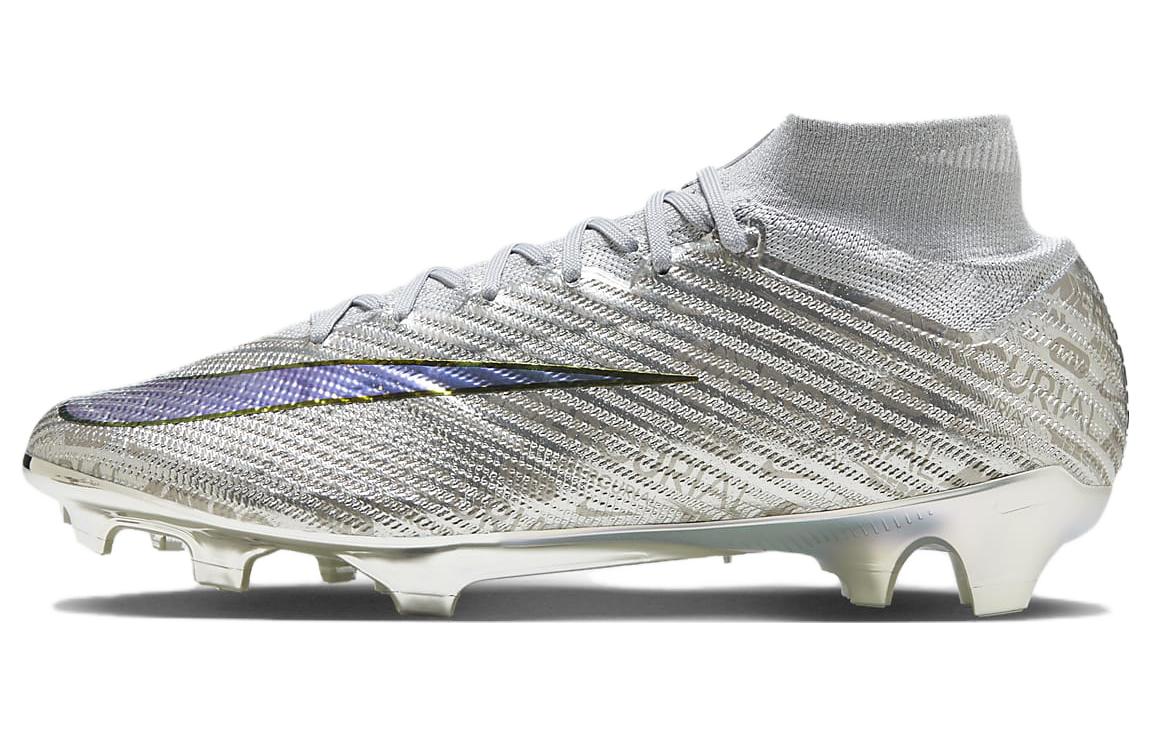 Nike Zoom Mercurial Superfly 9 Elite Xxv Se Fg Metallic Silver