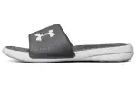 Under Armour Playmaker Fixed Strap Leather Slip Resistant Abrasion Resistant Sports Slippers Black