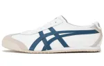 Onitsuka Tiger MEXICO 66 Comfortable Slip Resistant Low top Casual Shoes Unisex White Blue Gray