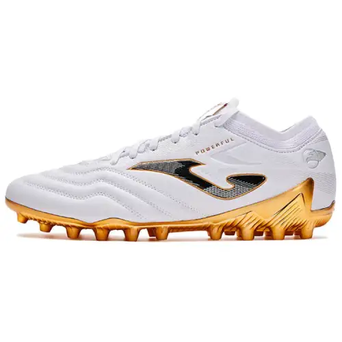 Joma MG Multi Ground Synthetic Leather Slip Resistant Abrasion Resistant MG Soccer Shoes Men's White