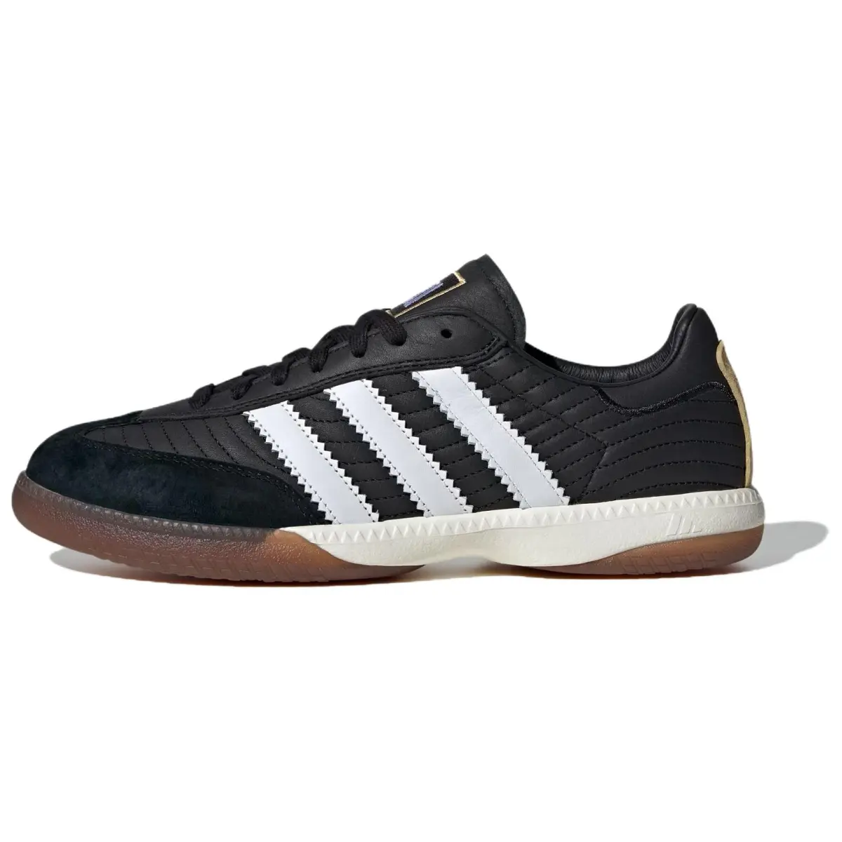 Adidas Originals x NTS RADIO SAMBA MN Leather Low top German Army Trainers Unisex Black White