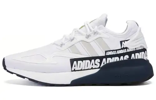 Zx 2K Adidas Originals Boost 'Bold Logo Graphic - White Navy'