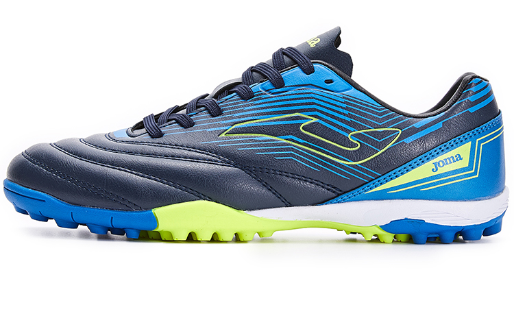Joma TF Turf Artificial Turf Slip Resistant Abrasion Resistant Soccer Shoes Men's Navy Blue