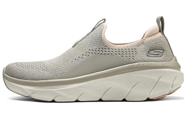 Skechers Sport Fabric Cushioning Rebound Breathable Lightweight Coverage Low top Casual Shoes Women’s Light Taupe