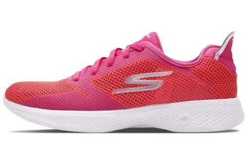 Skechers Go Walk 4 Casual Shoes Women's Low Top Coral/Peach Pink
