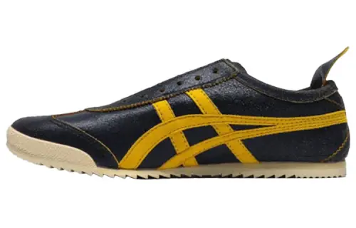 Onitsuka Tiger Deluxe Slip On Trendy Cushioning Slip Resistant Abrasion Resistant Low top Casual Shoes Unisex