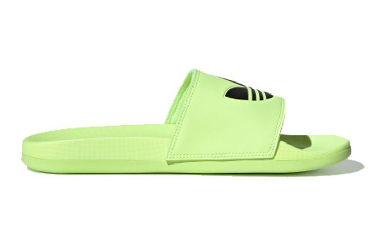 Женские шлепанцы adidas originals Adilette Lite (черно-зеленые) — фото 2