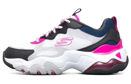 Skechers D'LITES 3.0 AIR Mesh, Artificial Leather Cushioning Abrasion Resistant Breathable Mid top Casual Shoes Women's