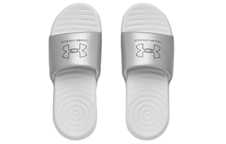 Шлепки Under Armour Ansa (белый) — фото 3