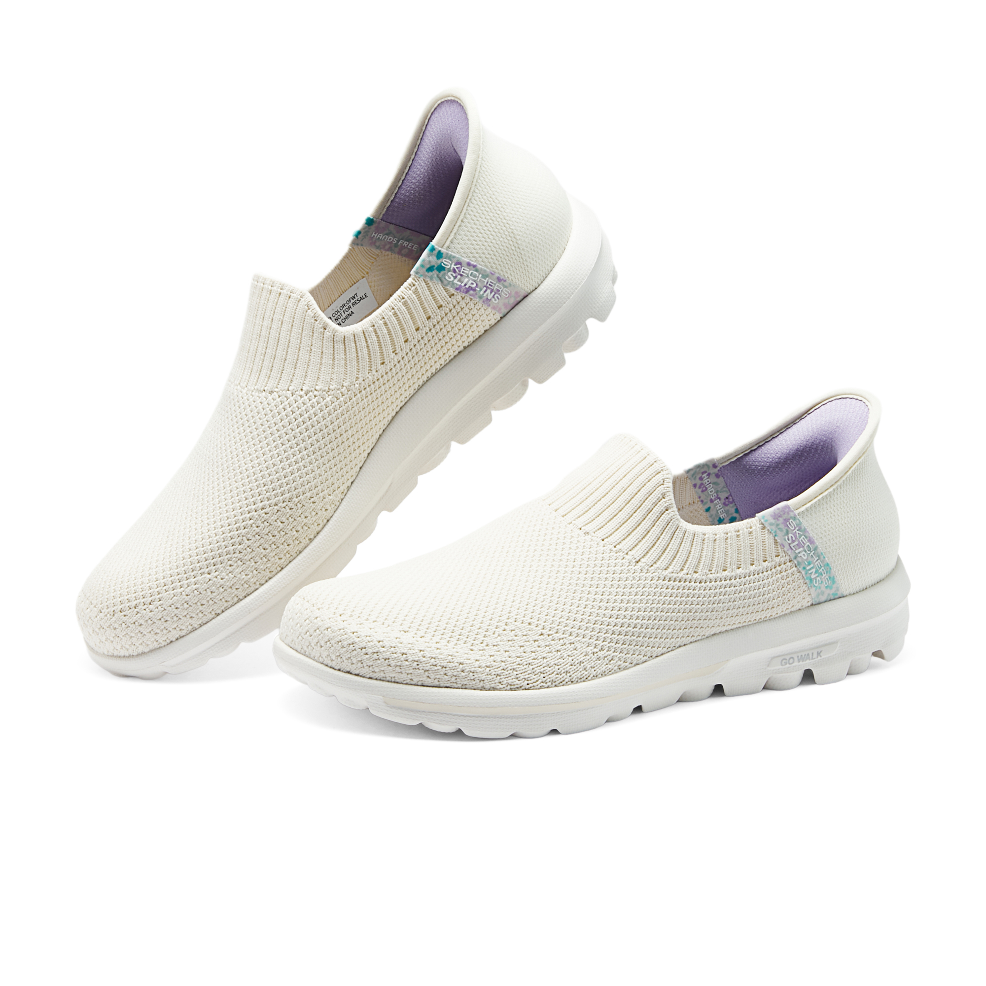 Skechers Fabric Cushioning Breathable Rebound Cushioning Breathable Rebound Low top Casual Shoes Women’s White