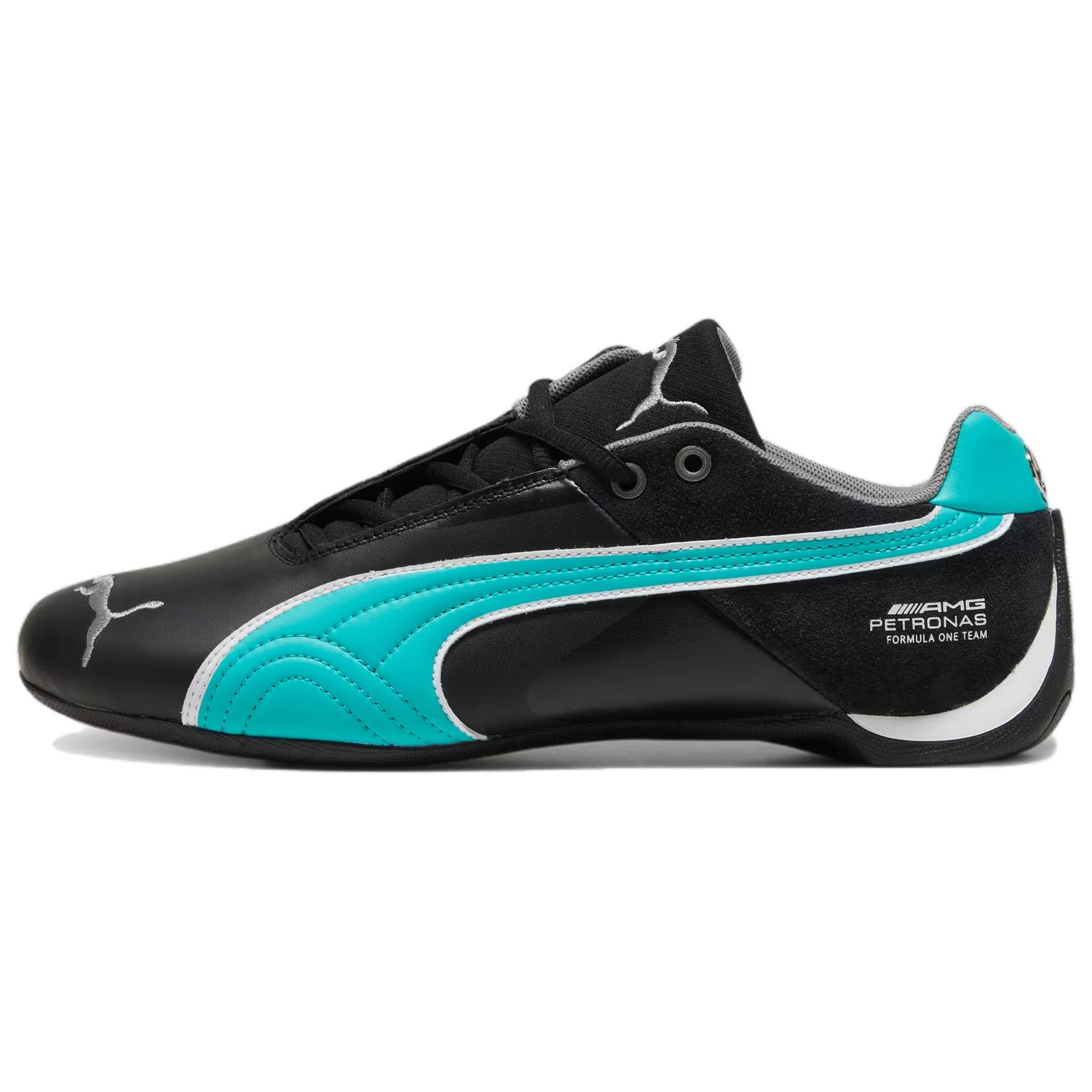 PUMA Mercedes Amg Low top Casual Shoes Unisex Black Blue