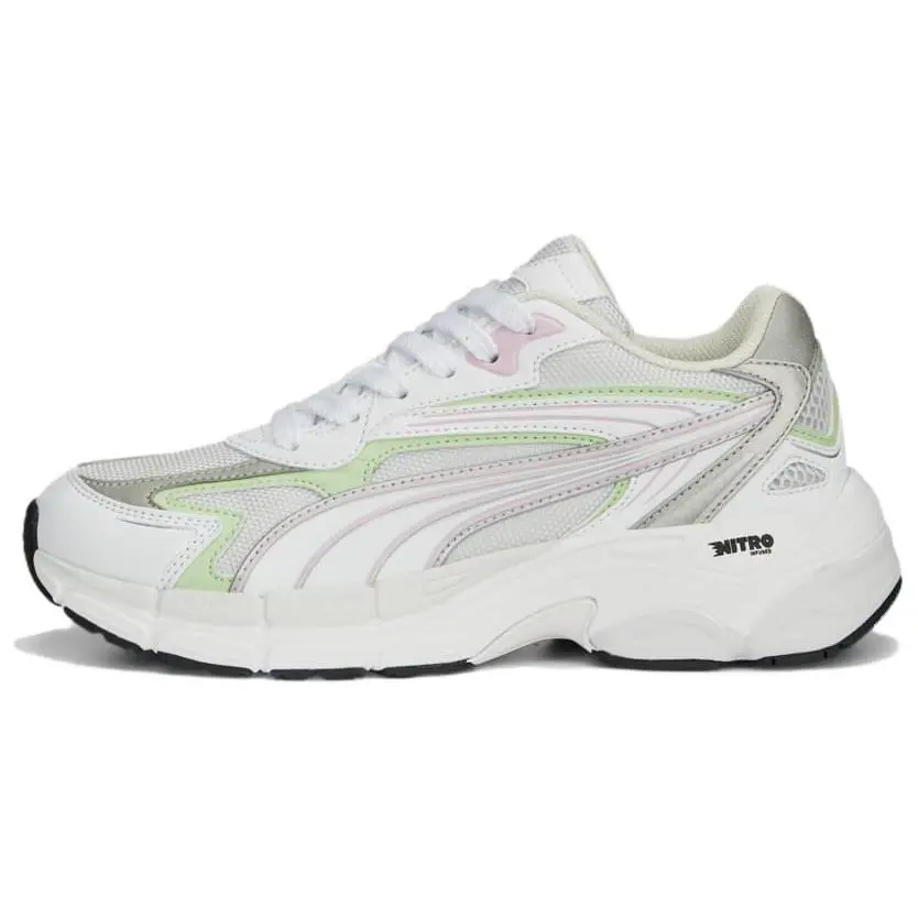 PUMA Low top Casual Shoes Unisex Gray Green
