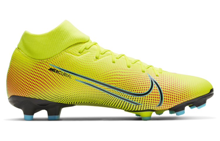 Бутсы Nike Mercurial Superfly 7 (черно-желтые) — фото 2