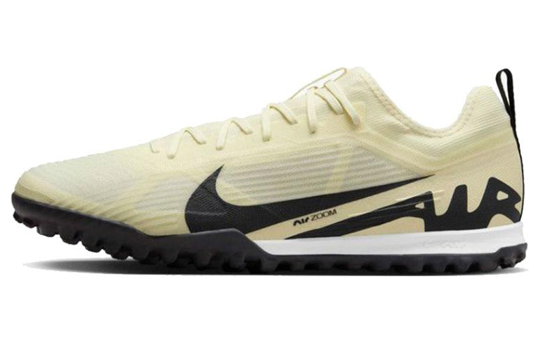 Nike Zoom Mercurial Vapor 15 Pro Round Head Comfort TF (Glue Broken Nail) Polyester Football Shoes Men's Yellow Black