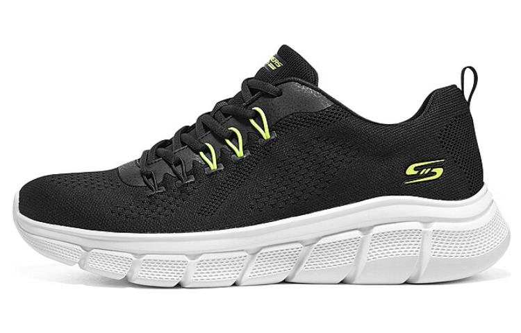 Skechers BOBS B FLEX Fabric Low top Casual Shoes Men's Black