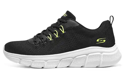 Skechers BOBS B FLEX Fabric Low top Casual Shoes Men's Black