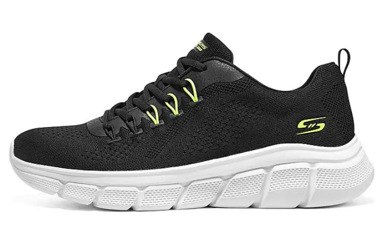 Skechers BOBS B FLEX Fabric Low top Casual Shoes Men's Black