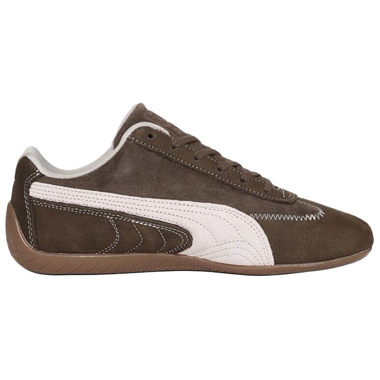Женские кроссовки PUMA speedcat Wine Club (коричневые) — фото 2