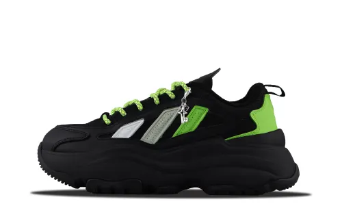 Adidas Originals OZGAIA Slip Resistant Abrasion Resistant Low top Casual Shoes Women's Black Green