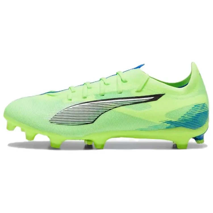 PUMA Ultra 5 Match Comfortable Abrasion Resistant Soccer Shoes Men's Green White