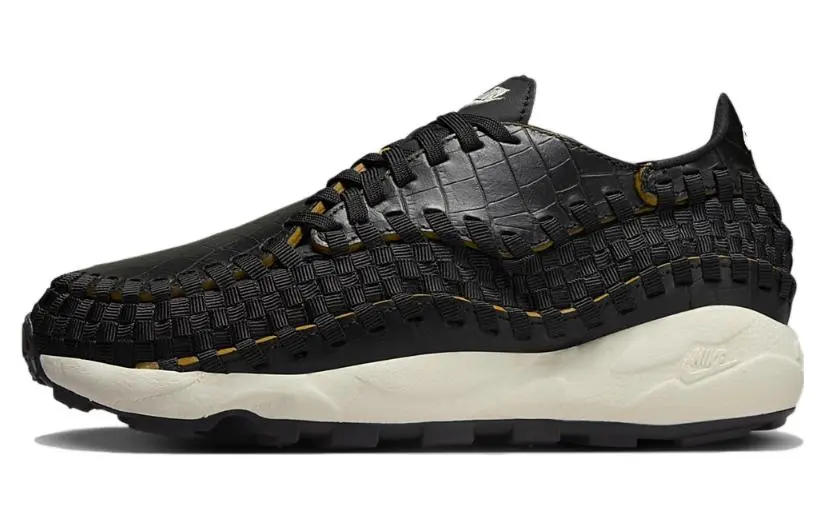 Nike Footscape Woven 'Black' Comfortable Low top Casual Shoes Women's Black