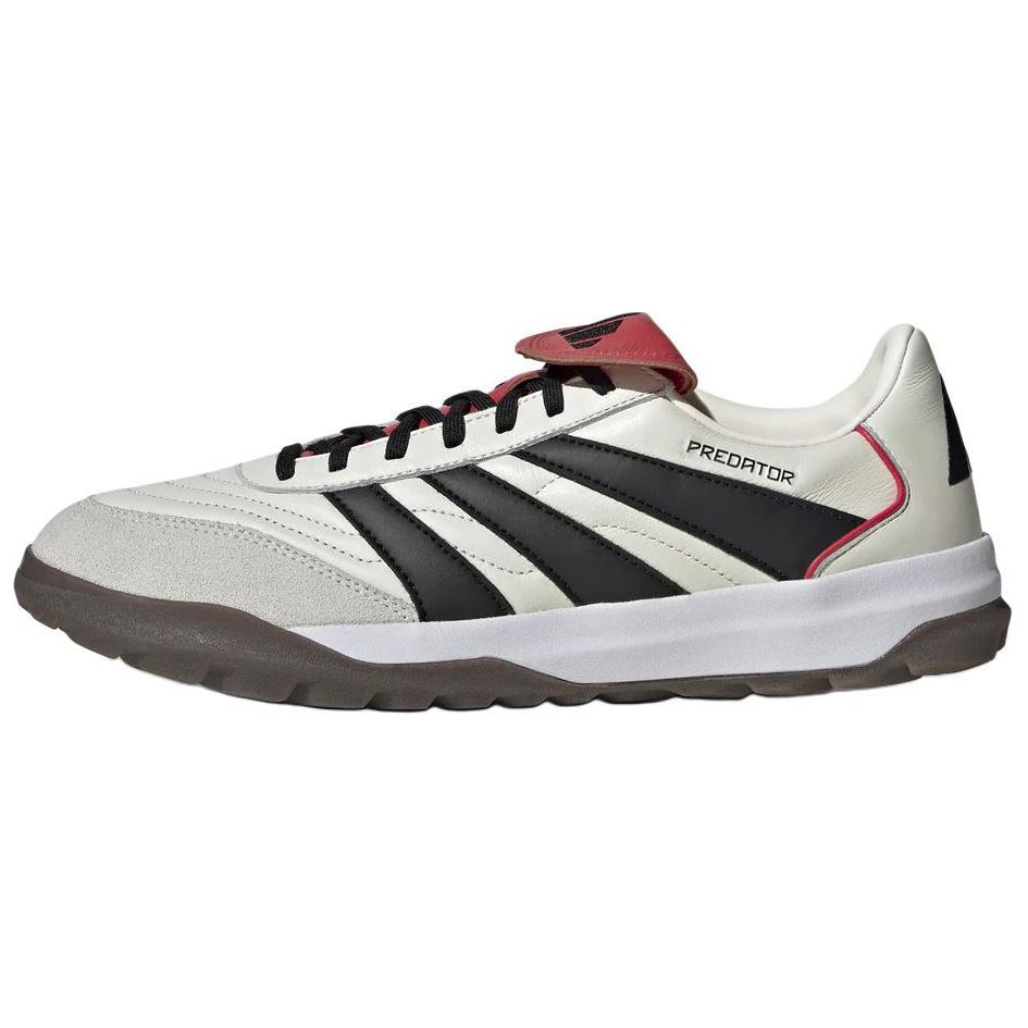 Adidas Slip Resistant Abrasion Resistant Soccer Shoes Men’s White Black
