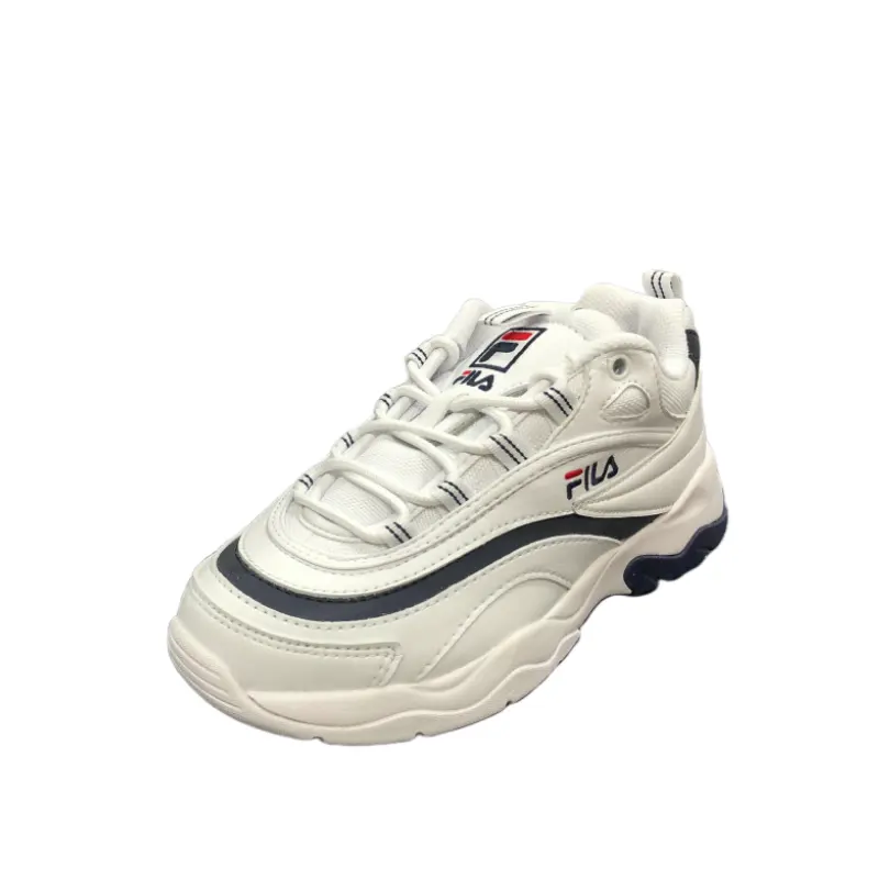 FILA FILARAY Low top Casual Shoes Unisex Beige Blue
