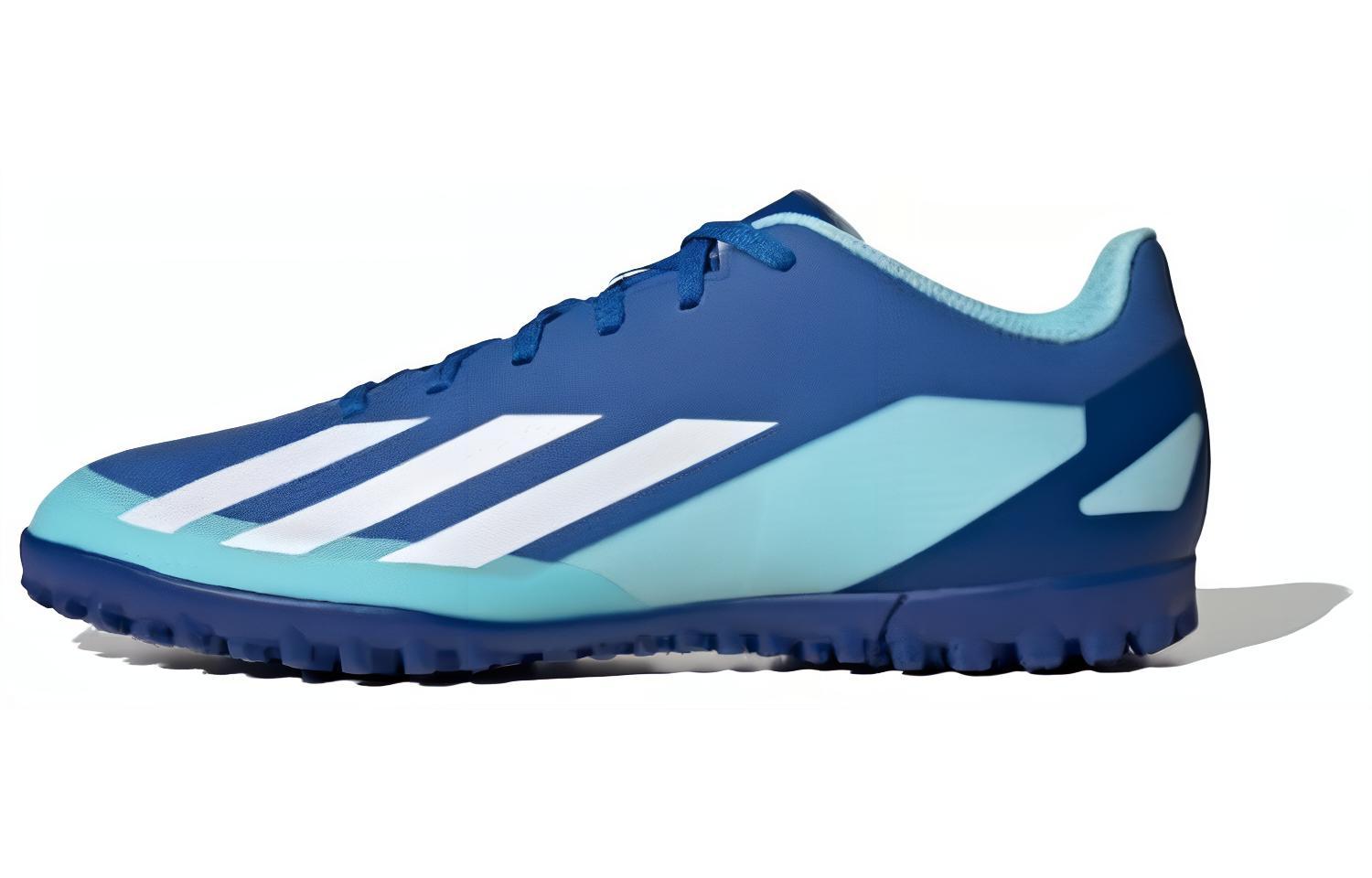 Мужские кроссовки adidas X Crazyfast.4 TF (сине-белые)