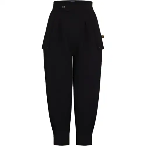 LOUIS VUITTON Cargo Pants Women's Black
