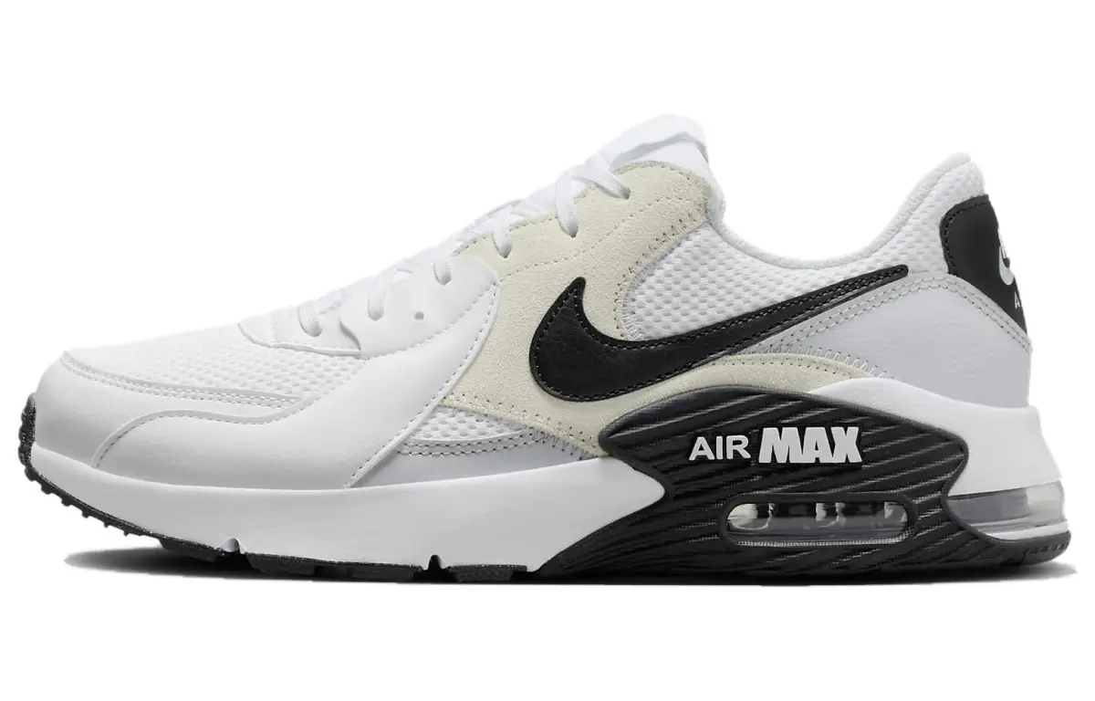 Nike Air Max Excee Versatile Abrasion Resistant Low top Casual Shoes Men's White