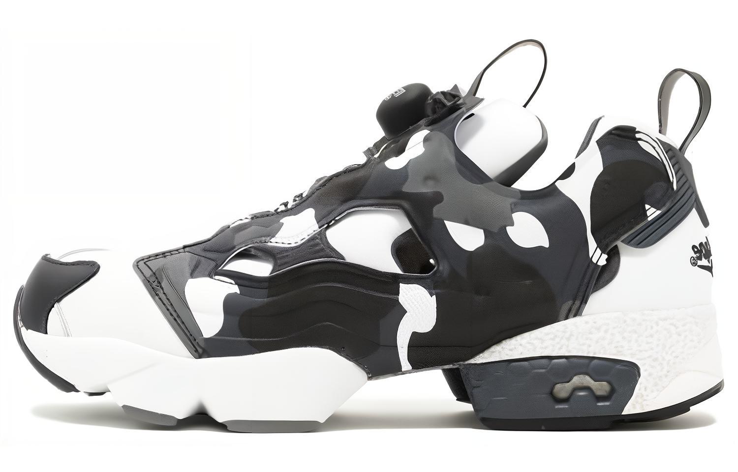 InstaPump Fury A Bathing Ape x Mita x InstaPump Fury Reebok 'White Black Camo'
