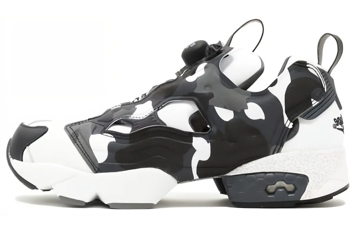 InstaPump Fury A Bathing Ape x Mita x InstaPump Fury Reebok 'White Black Camo'